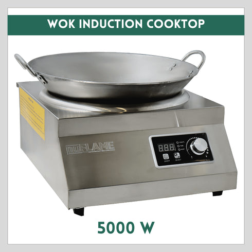 Wok Commerical Induction Cooktop 5 Kw